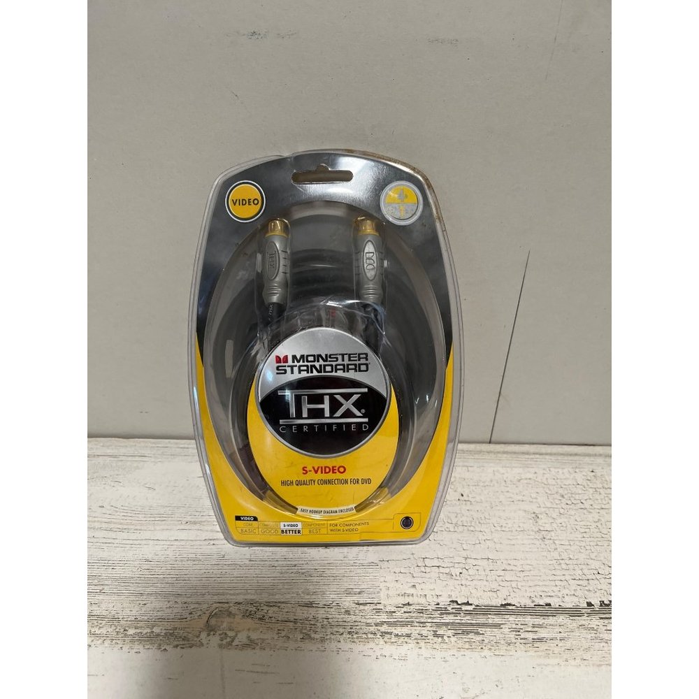 Monster Standard TGX certified S-video high quality connection for DVD NWT